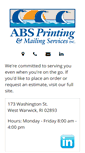 Mobile Screenshot of absprinting.com